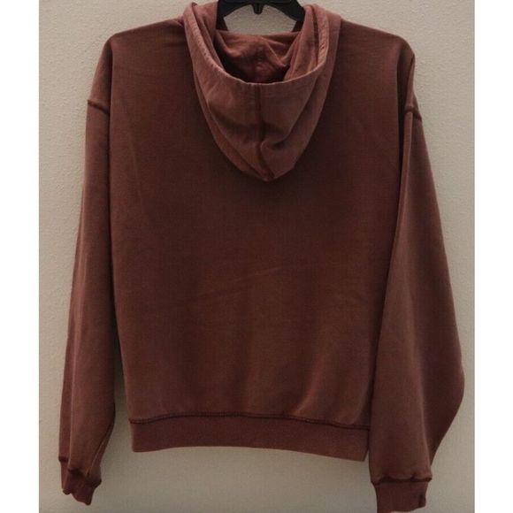 BDG x Urban Outfitters OB1571042 Mens Sz M Chocolate Bonfire Full Zip Hoodie $60 - Picture 2 of 5